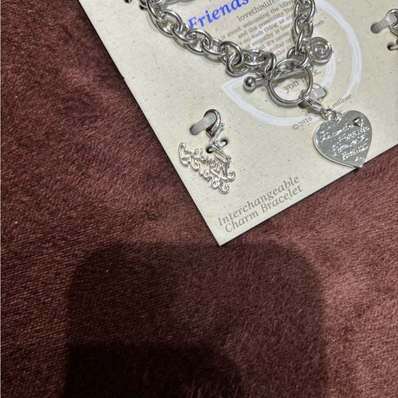 Love this Life Women's 8" Silver Interchangeable Charm Toggle Bracelet - Picture 7 of 11